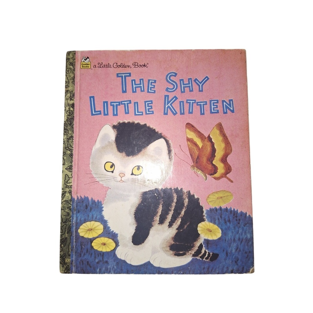 The Shy Little Kitten Little Golden Book 50th Anniversary 1991 Gustaf Tenggren